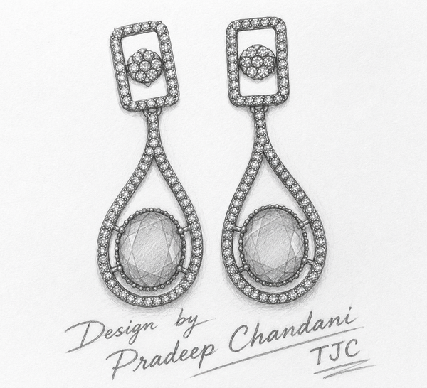 Premium Quality | Monalisa Stone | Earrings | Mint Color |