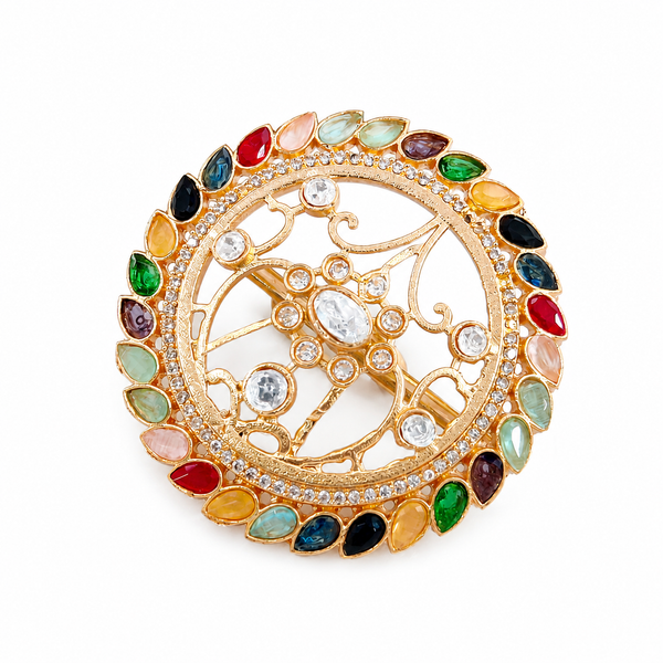 Premium Quality | Cocktail Style | American Diamond | Ring |