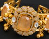 Premium Quality | Doublet Stone | Bangles| Peach Color |