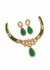 Premium Quality | Doublet Stone | Moissanite Detailing | Choker Sets | Green Color |