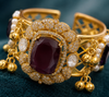 Premium Quality | Doublet Stone | Bangles| Amethyst Color |