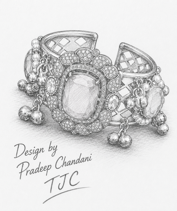 Premium Quality | Doublet Stone | Bangles| Pink Color |