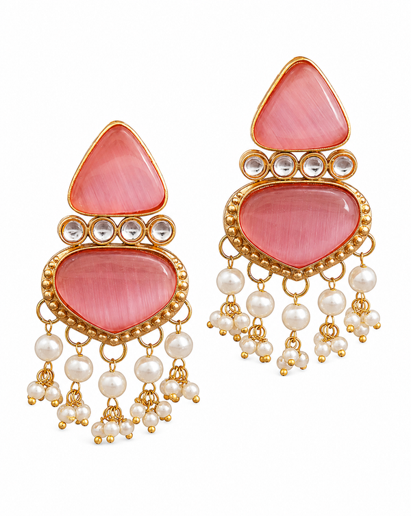 Premium Quality | Dangler Earrings | Artificial Stone |