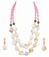 Premium Quality | Layered Mala Set | Pink Color |