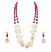 Premium Quality | Layered Mala Set | Hot Pink Color |