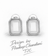 Premium Quality | Monalisa Stone | Studs Earrings | Pink Color |