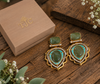 Premium Quality | Sabyasachi Inspired Earrings | Green Color |