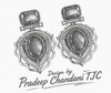 Premium Quality | Sabyasachi Inspired Earrings | Blue Color |