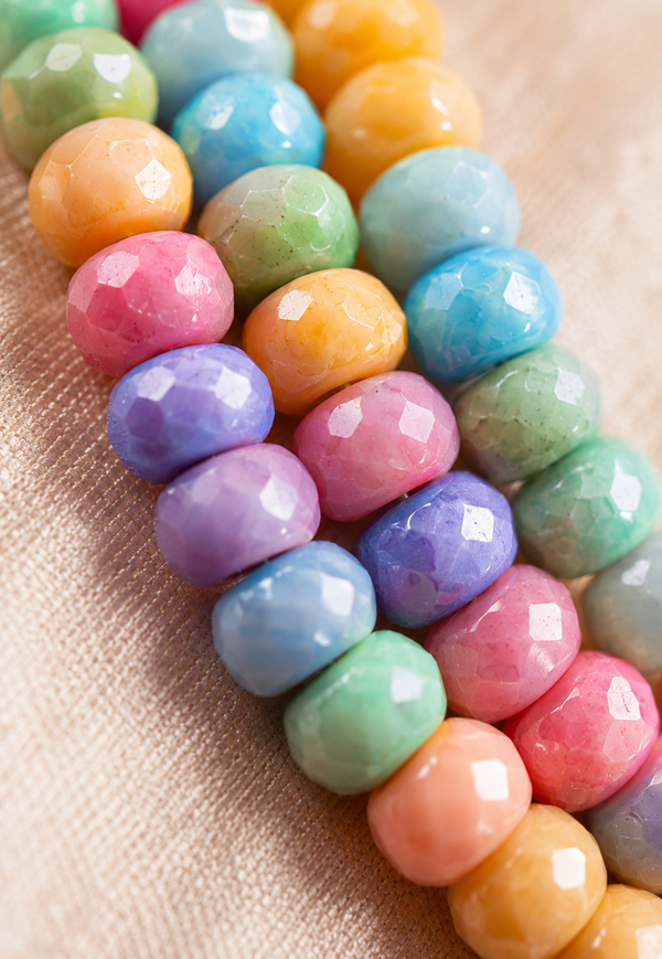 Premium Quality I Onyx Beads I Multi Sapphire I Beaded Mala I