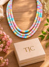 Premium Quality I Onyx Beads I Multi Sapphire I Beaded Mala I