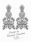 Premium Quality I Silver Plated I Oxidised Earrings IRed beads I