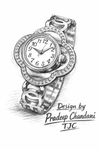 Premium Quality Watch Bracelet in Oval Shape & Elegant Anti - Tarnish Jewelry