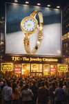 Premium Quality Watch Bracelet in Anti - Tarnish Jewelry & Gold Plated Elegant Watch Bracelet