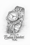 Premium Quality Round Shape Watch Bracelet & Elegant Anti - Tarnish Jewelry