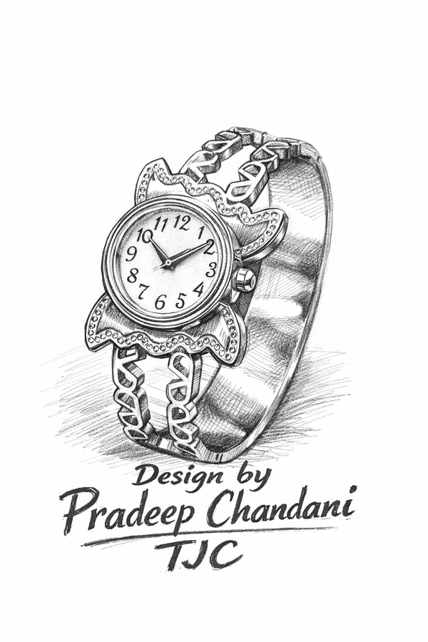 Premium Quality Round Butterfly Watch Bracelet & Royal Anti - Tarnish Jewelry