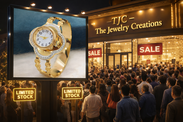 Anti - Tarnish Watch Bracelet in Oval Shape & Premium Quality Watch Bracelet