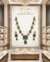 Premium Quality | Doublet Stone | Brass | Handmade Necklace Set |