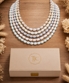 Premium Quality | Pearl Beaded | Layered Mala Set |