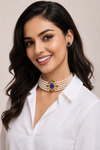 Premium Quality | Navratan Style | Choker Set |