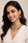 Premium Quality | Doublet Stone | Wedding Choker Set |