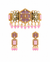Premium Quality | Pink Beaded | Choker Necklace |