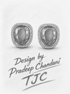 Premium Quality | Studs | Doublet Stone | Earrings |