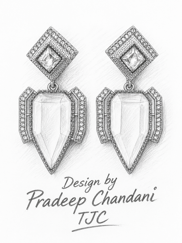 Premium Quality | Doublet Stone | Handmade Earrings |