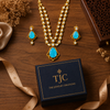 Premium Quality | Long Necklace Set | Doublet Stone |