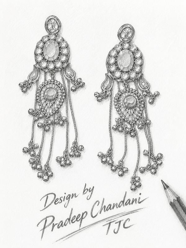 Premium Quality | Traditional & Dangler Earrings | Kashmiri Style |