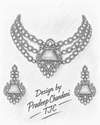Premium Quality | Doublet Stone | Layered Design | Choker Set |
