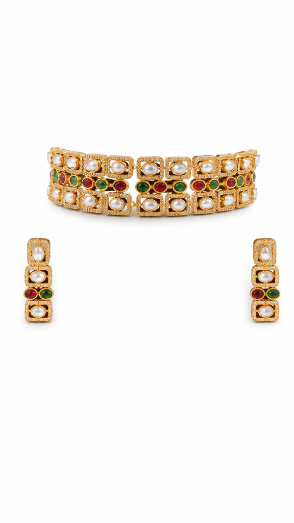 Premium Quality | Choker Set | Hydro Beaded | Elegant Jewelry |