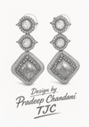 Premium Quality | Natural Stone | Brass | Dangler Style Earrings |