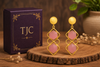 Premium Quality | Brass Earrings | Yellow Color |
