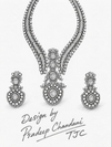 Premium Quality | Doublet Stone | Necklace Set | Amethyst Color |