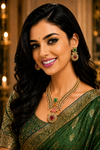 Premium Quality | Doublet Stone | Necklace Set | Multi Color |