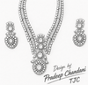 Premium Quality | Doublet Stone | Necklace Set | Pink Color |
