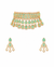 Premium Quality | Precious Inspired ColorStone | Necklace Set | Mint Color |