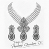 Premium Quality | Monalisa Stone | Choker Set | Blue Color |