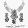 Premium Quality | Monalisa Stone | Choker Set | Black Color |