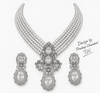 Premium Quality | Monalisa Stone | Choker Set | White Color |