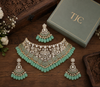 Premium Quality | 14 Carrot Anti Gold Polish | Bridal Set | Mint Color |