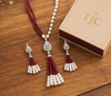 Premium Quality | Hydro Beads Mala Set | Red Color |