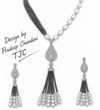 Premium Quality | Hydro Beads Mala Set | Black Color |