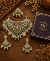 Premium Quality | 14 Carrot Anti Gold Polish | Bridal Set | Multi Color |