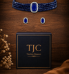 Premium Quality | Blue Monalisa Stone | Choker Necklace | Handmade Jewelry |