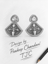 Premium Quality | Monalisa Stone | Polki Earrings |