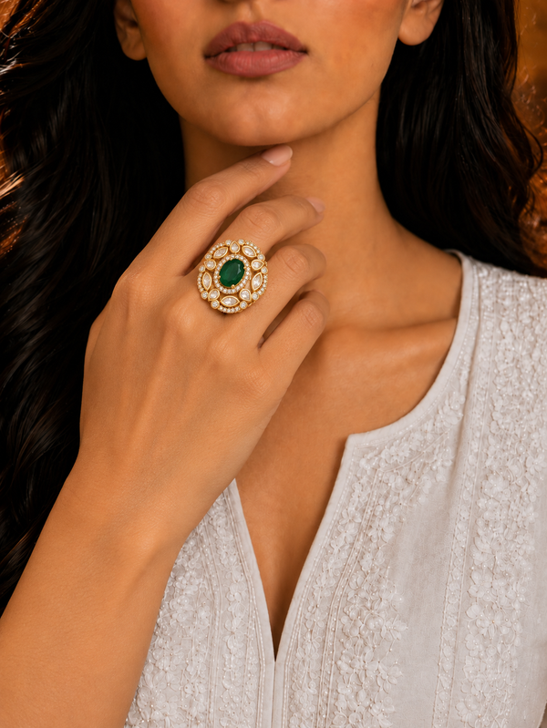 Premium Quality | Moissanite Carrot Polish | Ring |