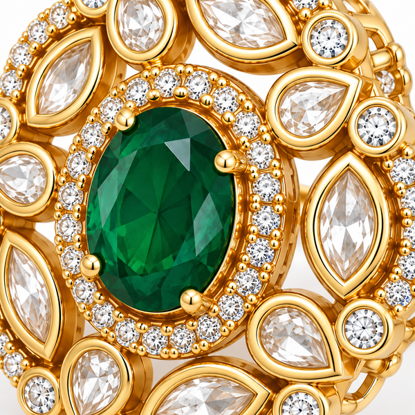 Premium Quality | Moissanite Carrot Polish | Ring |