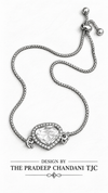 Premium Quality | Adjustable | Ad Accent | Moissanite Bracelet |