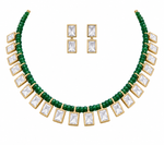 Premium Quality | Moissanite | Necklace Set with Earrings |